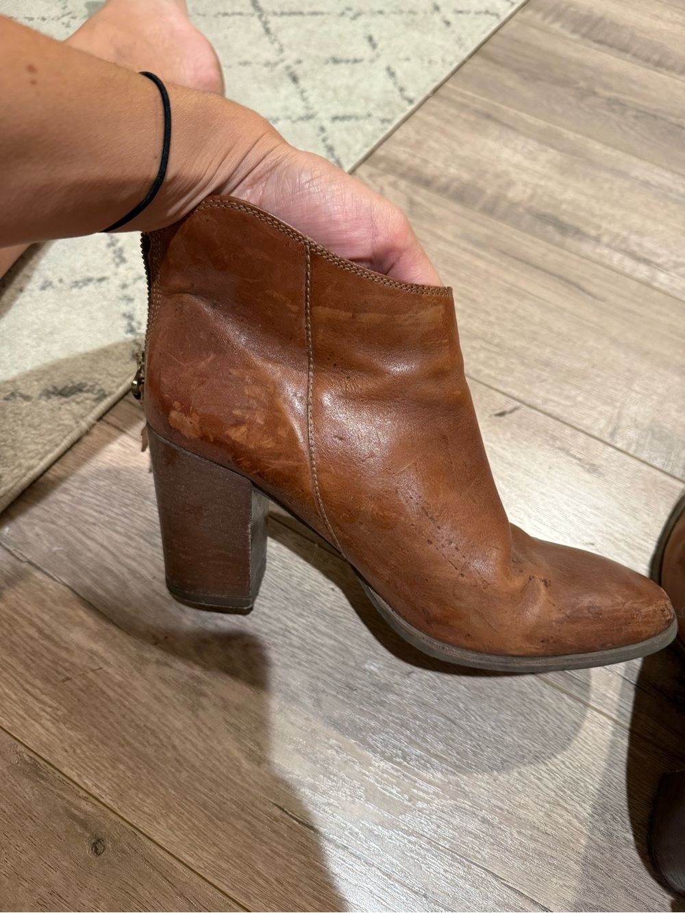 Clark’s Lora Lana Brown Leather Boots - Picture 3 of 5